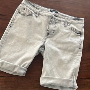 Celebrity Pink Gray Denim Bermudas